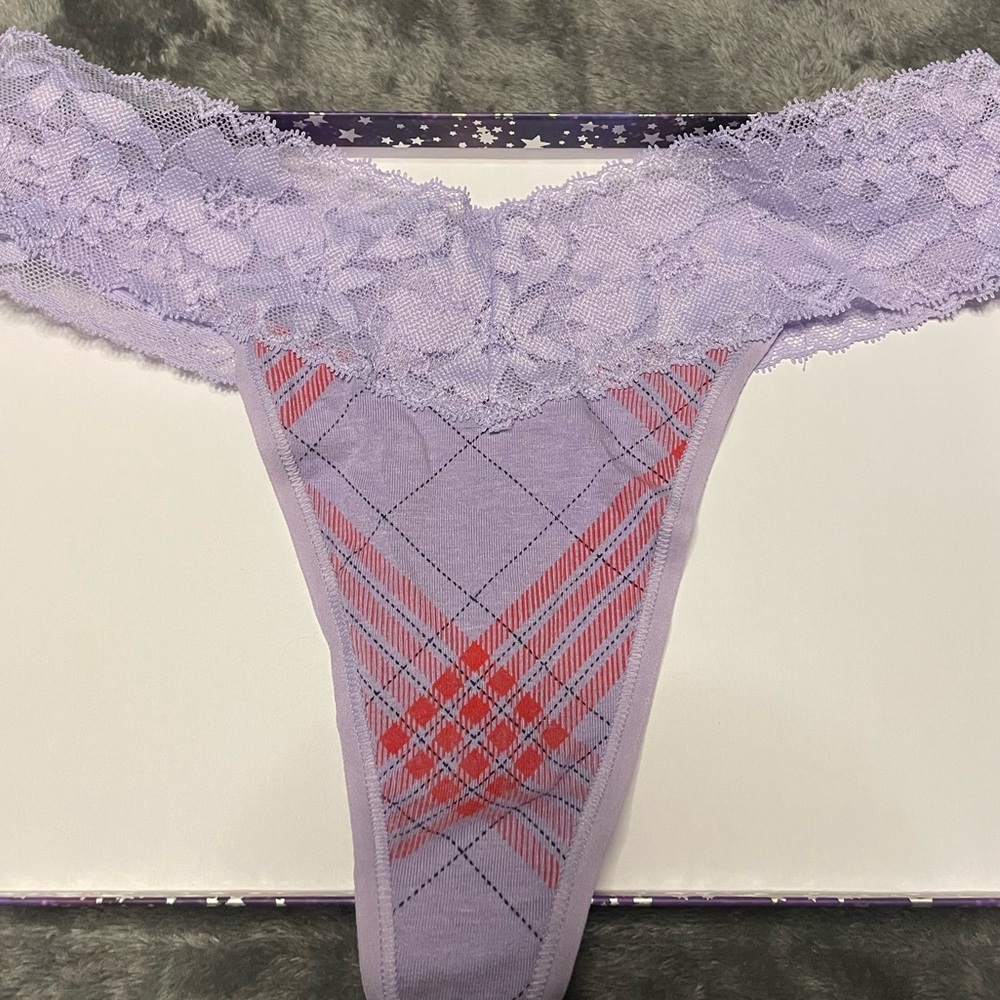 PINK Victoria's Secret Multicolor Lace and Star Panties Set - Picture 5 of 12